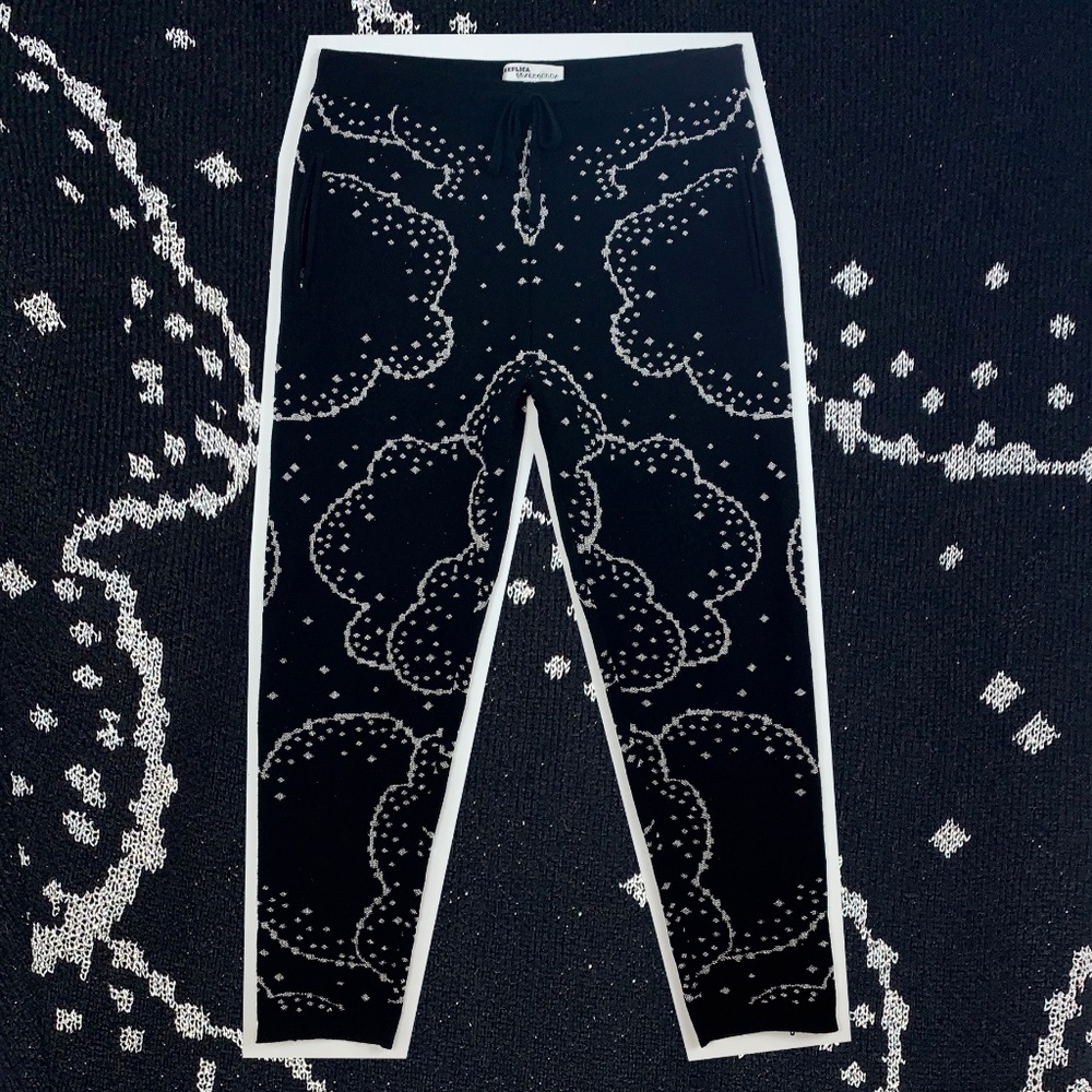 Replica L.A. wool/cashmere track pants size L